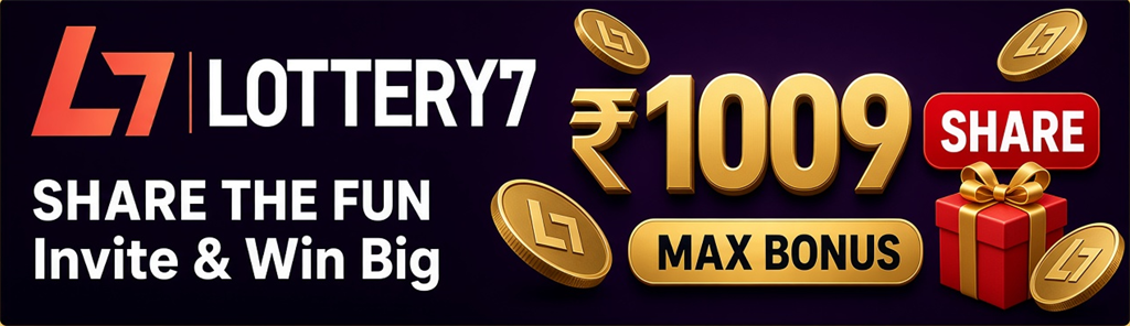 Share the Fun / Invite & Win Big / ₹1009 MAX BONUS